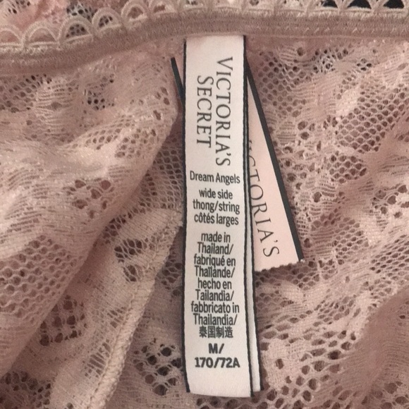 $5 in bundles New Victoria Secret Dream Angels Floral Lace Hipster Thong Panty - Picture 3 of 6